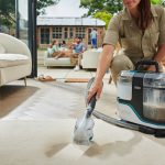 Using a VAX MAXClean SpotWasher on a carpet