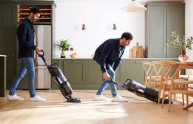 Whole Home Cleaning With A Large Dirt Bin