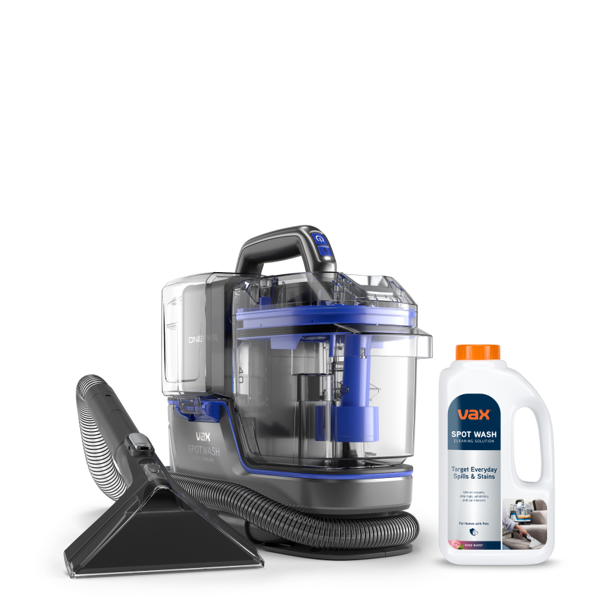 VAX SpotWash Home Cordless + Battery & Charger + Solution Bundle