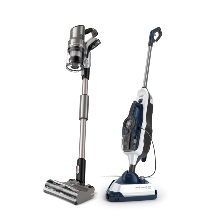 VAX HomePro Plus Cordless Vacuum Cleaner and Steam Fresh Total Home Bundle