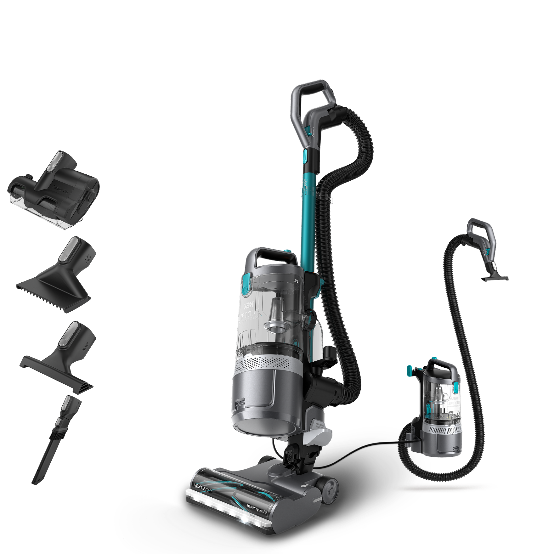 VAX LiftOut Reach Pet-Design Corded Upright Vacuum Cleaner 
