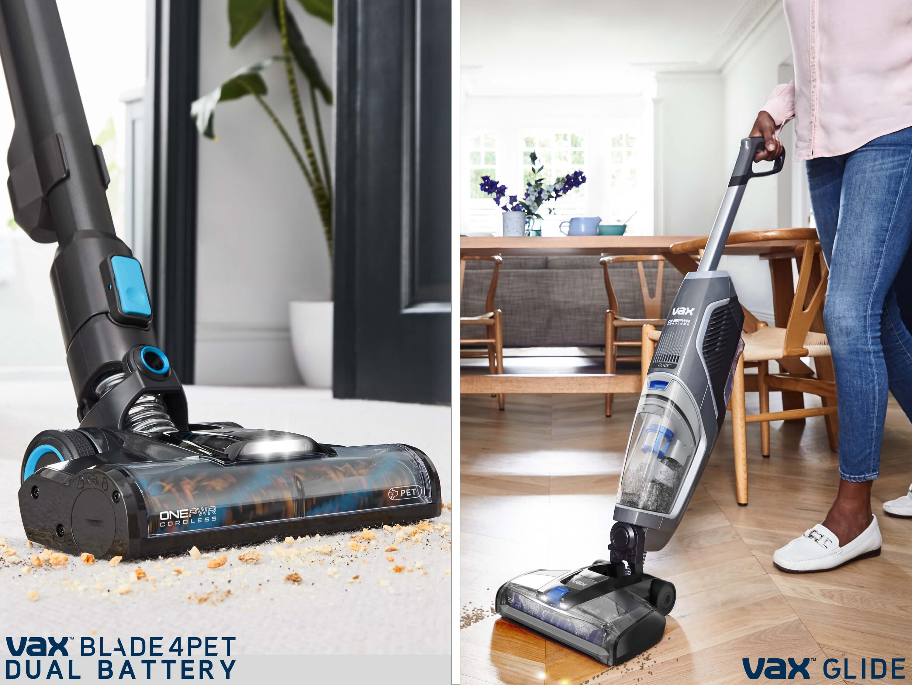 VAX ONEPWR Blade 4 Pet Dual and Glide 
