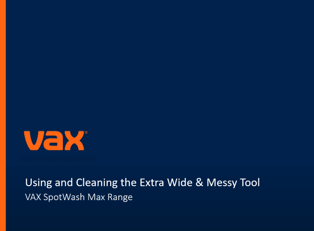 Using and Cleaning the Extra Wide & Messy Tool